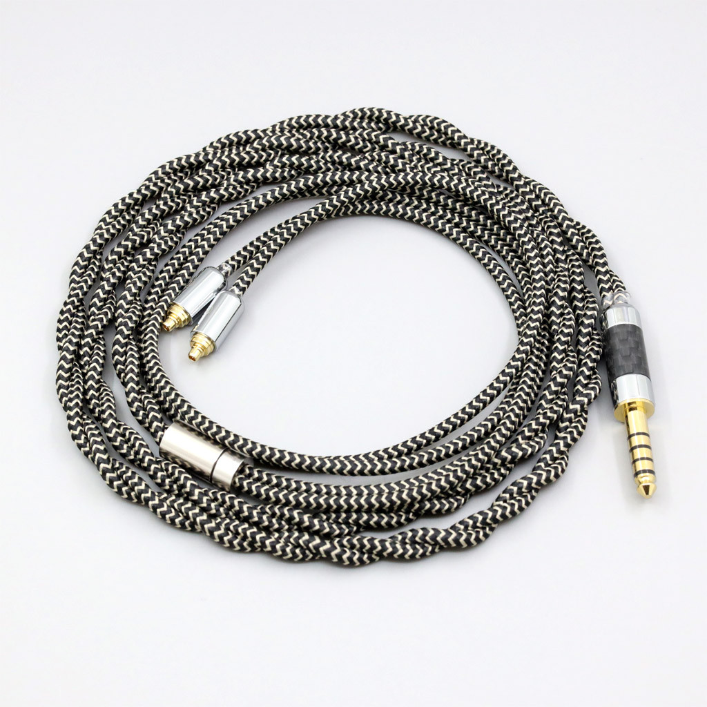 Shield Braided Sleeve 2 Core 2.8mm Litz OFC Earphone DIY Cable For AKG N40 N30 N5005 MMCX 8066