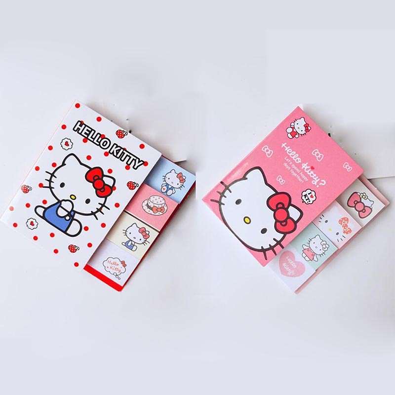 

30pcs/lot Kawaii Sanrio Kitty Memo Pad N Times Sticky Notes Stationery Label Notepad Planner Sticker Post School Supplies