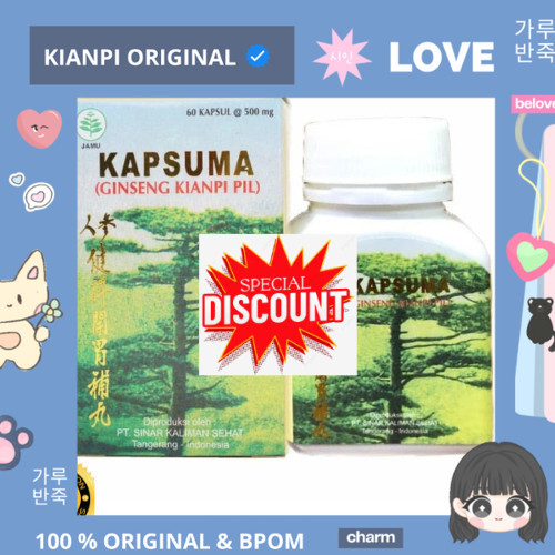 

PROMO MERDEKA !!! CN Kianpi Pil Ginseng Kapsuma - Penambah Nafsu Makan - BISA COD - 60 Kapsul #kianpi #kianpioriginal#kianpiherbal 100% ORIGINAL & BPOM