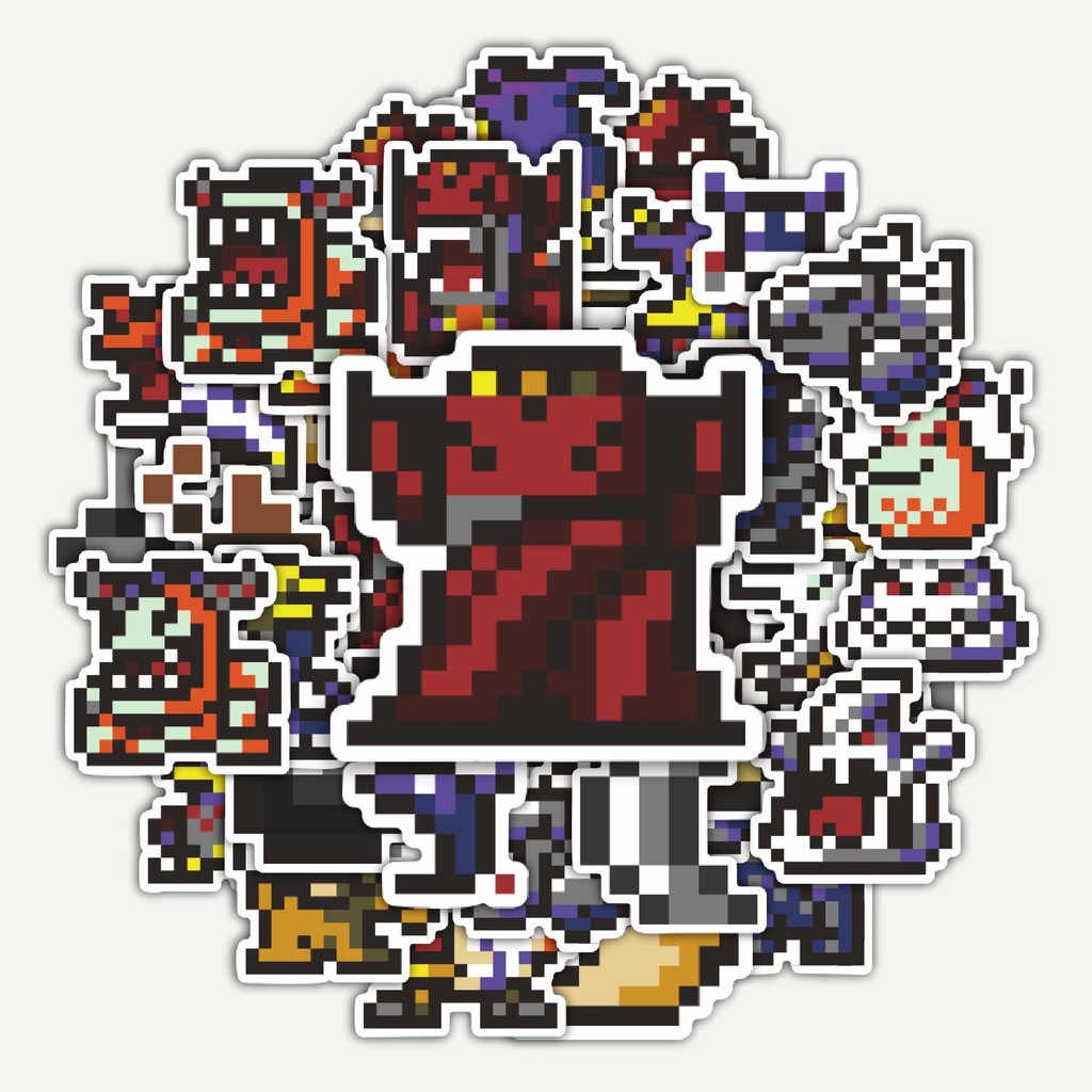 

Sticker Pack Stiker Pixel Digimon V1 | Sticker TUMBLR | Stiker LAPTOP KOPER HELM