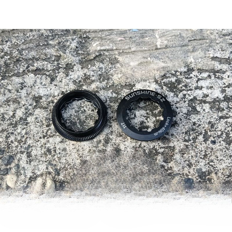 Lockring Lock Ring Pengunci Ujung Sprocket Cassette 11T Litepro Original Aksesoris Sepeda Lipat Road