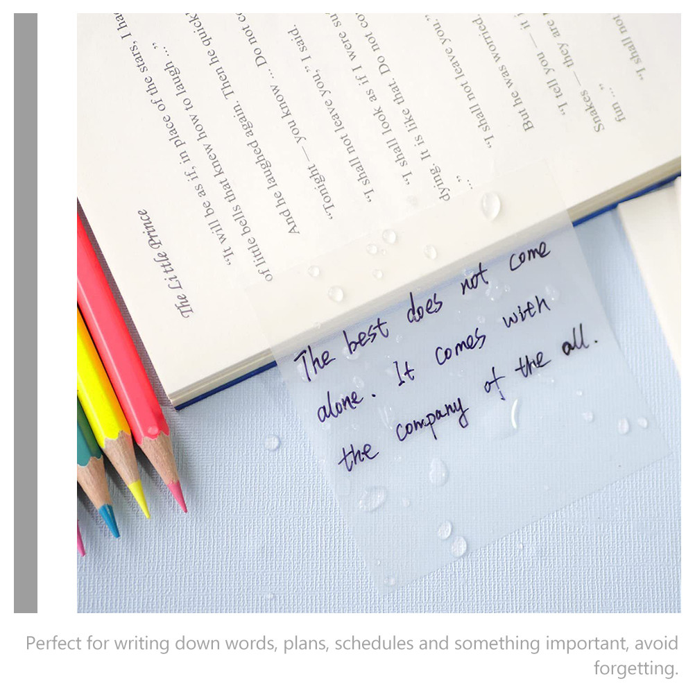 

4 Books Notebook Expansion Post Pad Pads Notepad Small Self-adhesive Blank Portable Label Office Notes