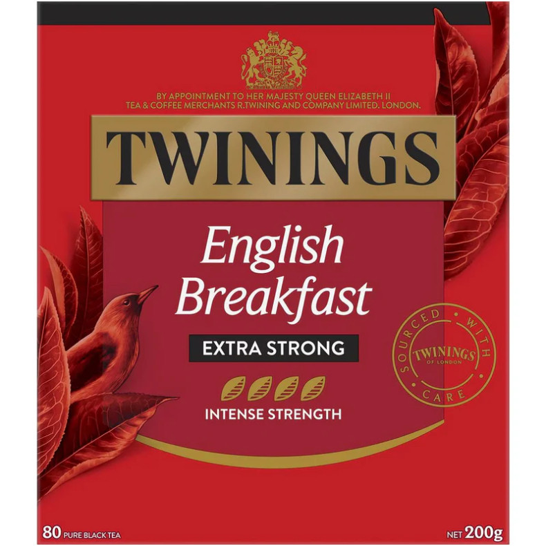 

Twinings English Breakfast extra strong Tea Bags 100 pack