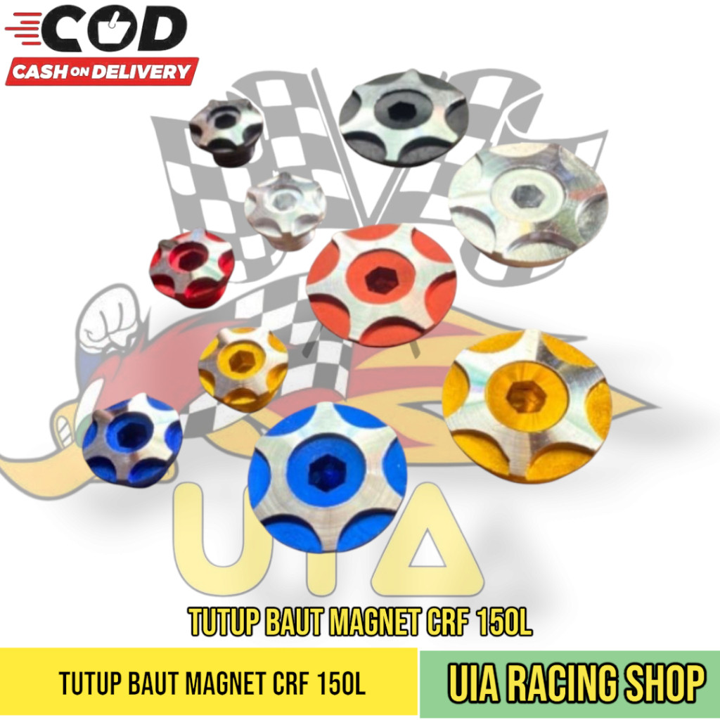 Tutup Baut Magnet CRF 150L CB150R CBR150 Satu Set TRG 5 Varian Warna