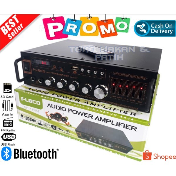 BISA COD POWER AMPLIFIER FLECO SC-111BT POWER AUDIO/POWER AMPLIFIER SC 111 BT FLECO AUDIO