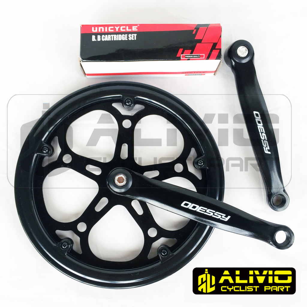 Gear Sepeda Crank Set 52T 48T Exotic BB Araya 113 118 122