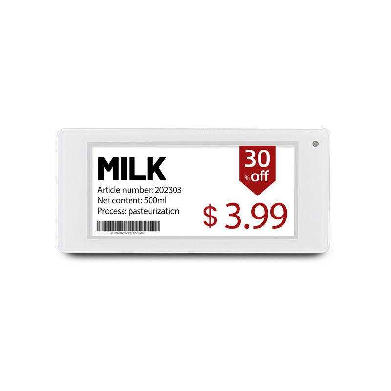 

10 Pcs 2.9'' inch BLE 3 Color E-ink Display Electronic shelf label Electronic Digital Price Tags for Retail Use