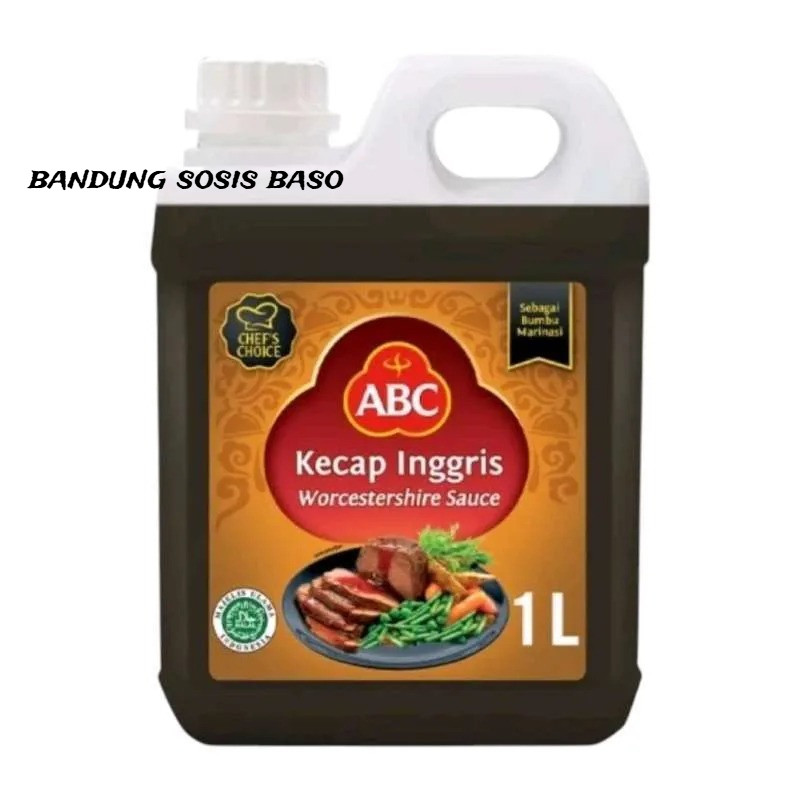 

Kecap Inggris ABC 1 Liter Jerigen - Saus Marinasi Horeca Grosir