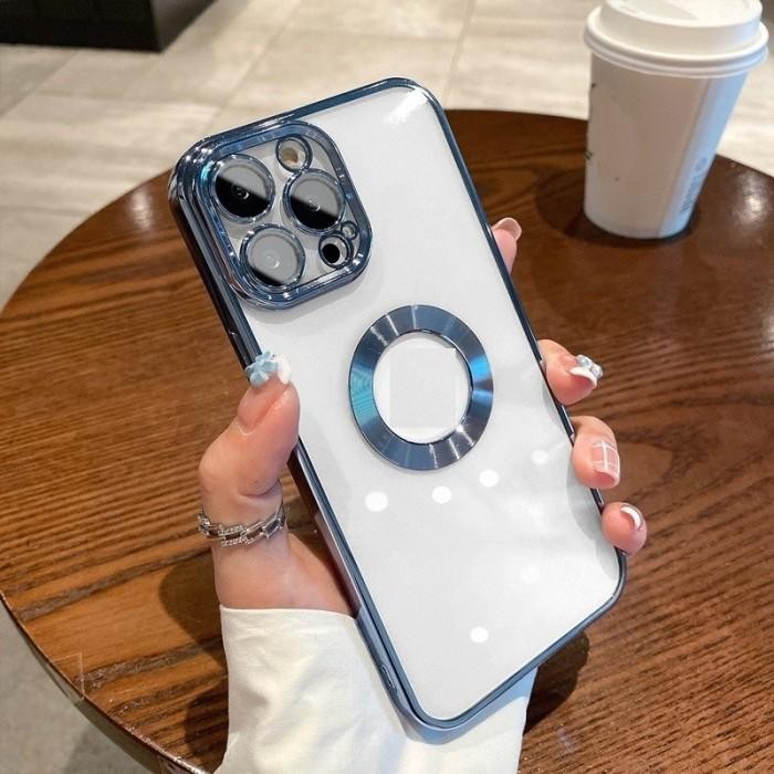 Case LUBANG LOGO CRUM + Protect Kaca Kamera Iphone X XR XS MAX - GOLD, IPHONE XR - BLACK, IPHONE XR