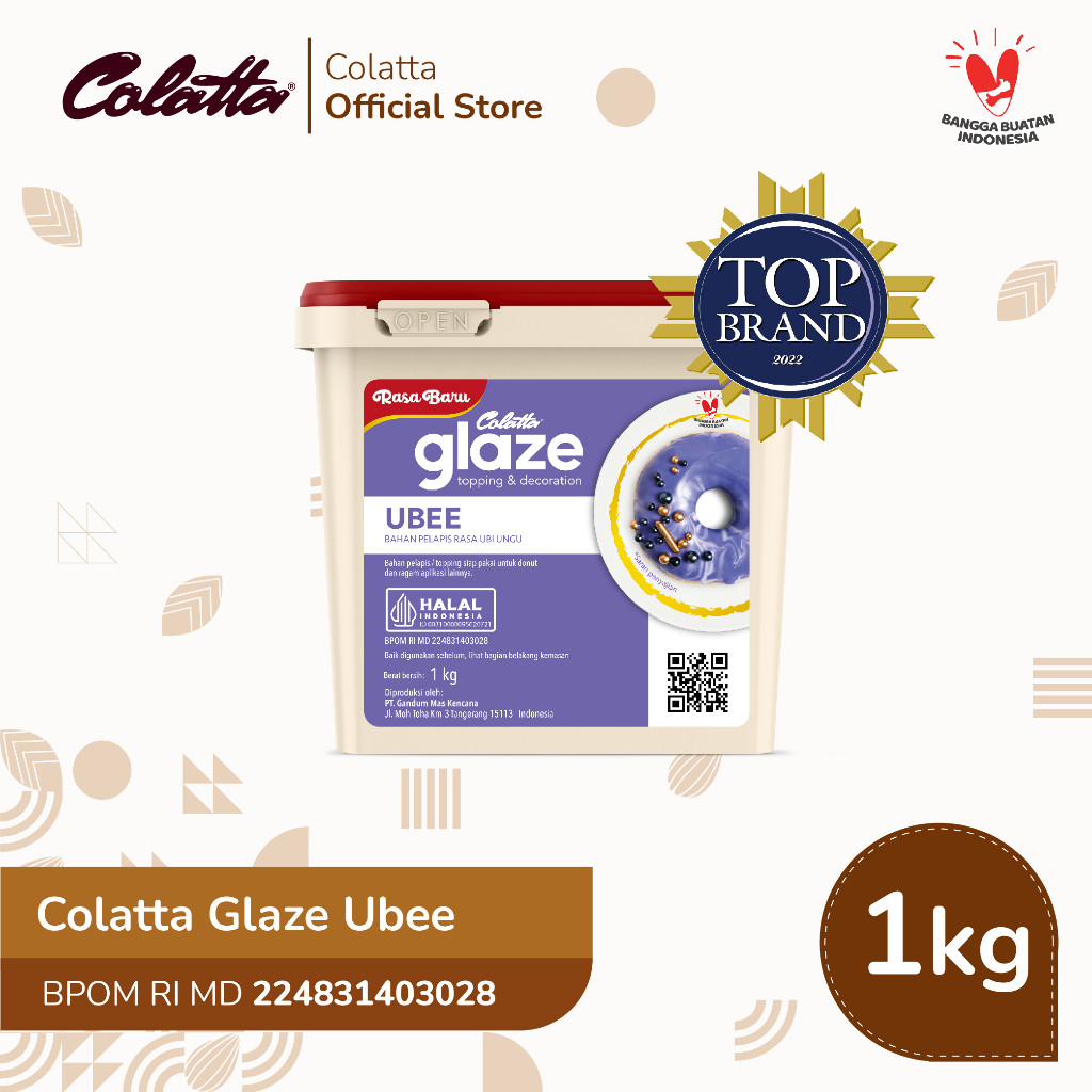 

Emama.store Colatta Glaze Ubee - Bahan Pelapis Rasa Ubi 1Kg