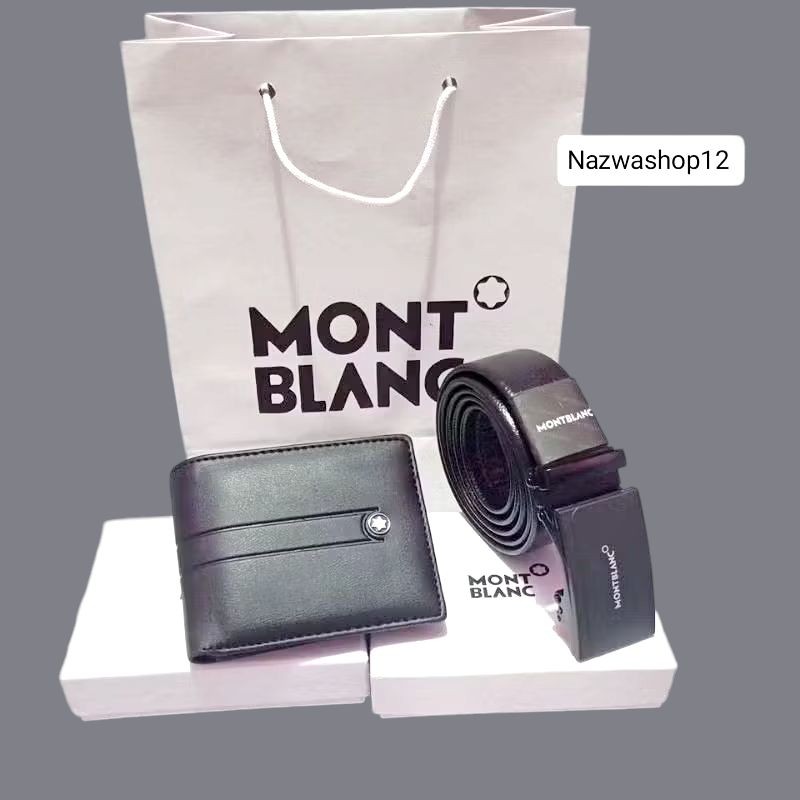 

Hampers Pria SET Dompet+ Box dan Ikat pinggang kulit PU + PAPER BAG Kado ultah cowok Kado pria branded.