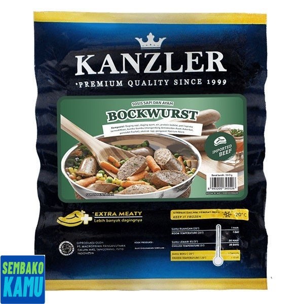 

Kanzler Bockwurst 360 gr - Sosis