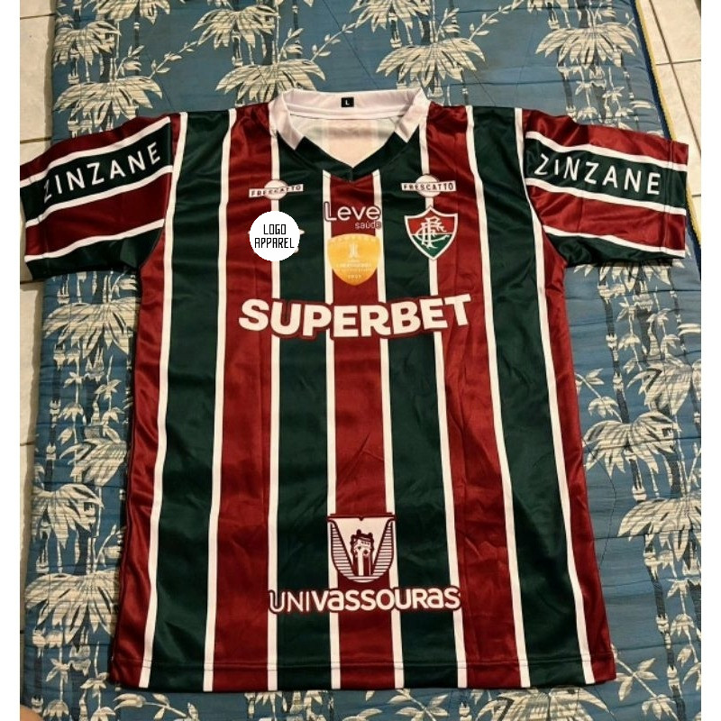 Jersey Fluminense Home 2024 RealPict FreeNameset Full Printing