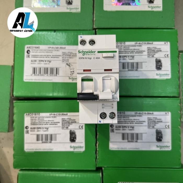 RCBO VIGI 2P 40A Schneider 30mA IDPN+N RCBO - 40A