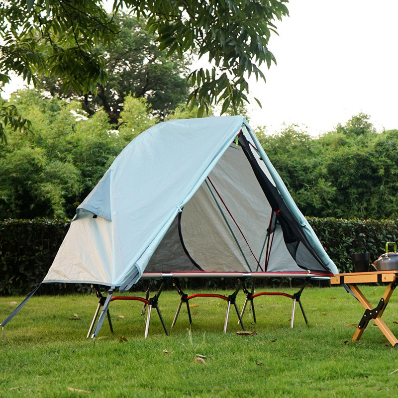 Outdoor Camping Off-the-ground Tent Single-person Easy-to-storage Portable Aluminum Alloy Anti-mosqu
