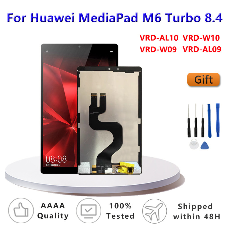 8.4" OEM For Huawei MediaPad M6 Turbo 8.4 VRD-AL10 VRD-W10 VRD-W09 LCD Touch Screen Assembly Digitiz