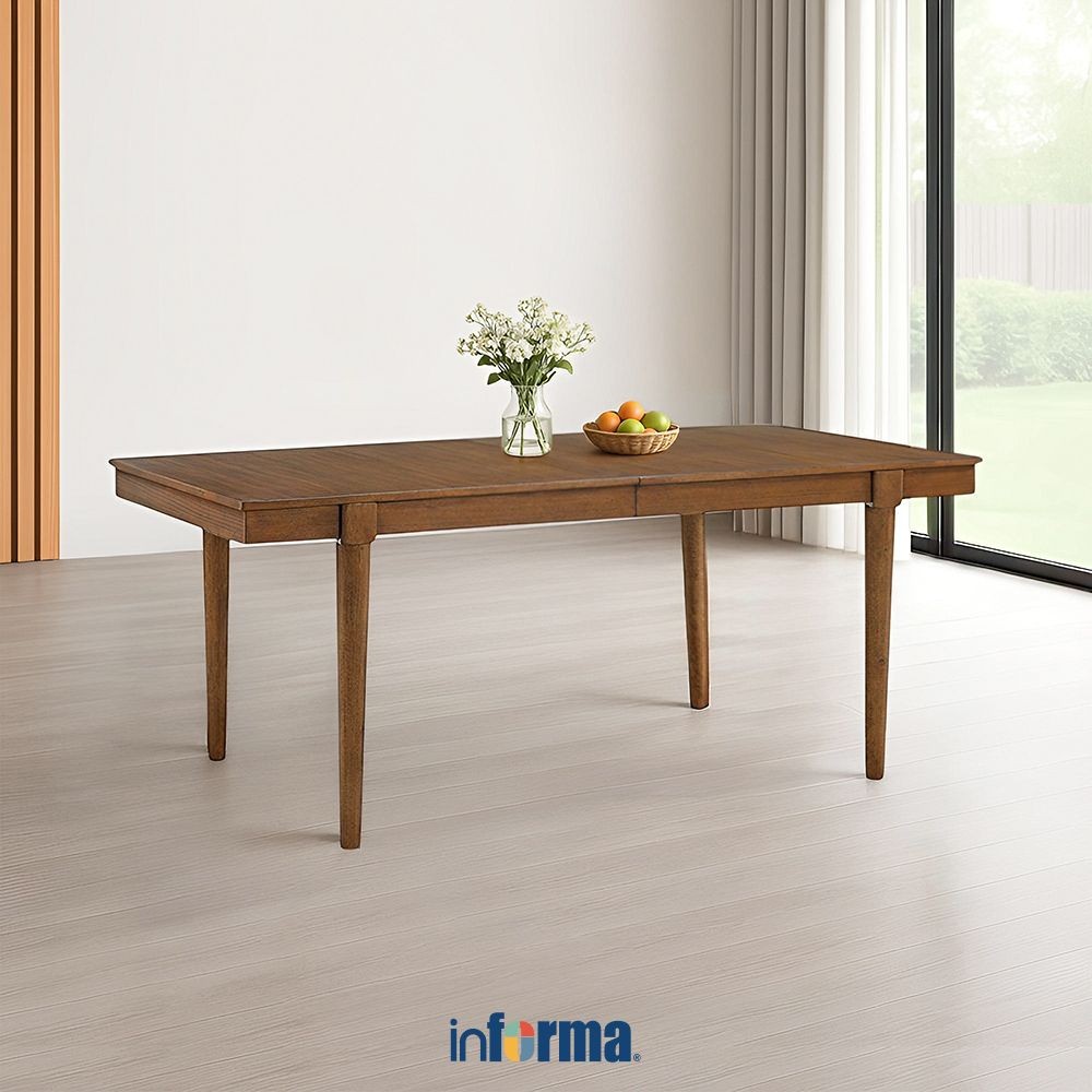 Informa Ashley Lyncott Meja Makan - Cokelat Dining Table Meja Makan Minimalis Ruang Makan Meja Minim