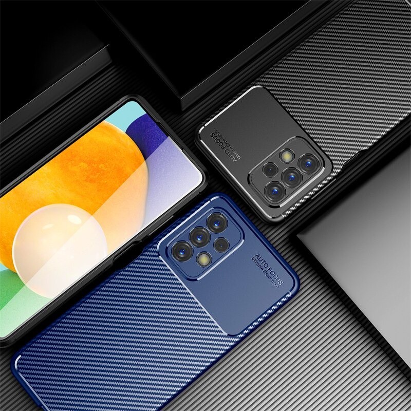 Case Samsung Galaxy A73 5G Classic Shockproof Carbon Original