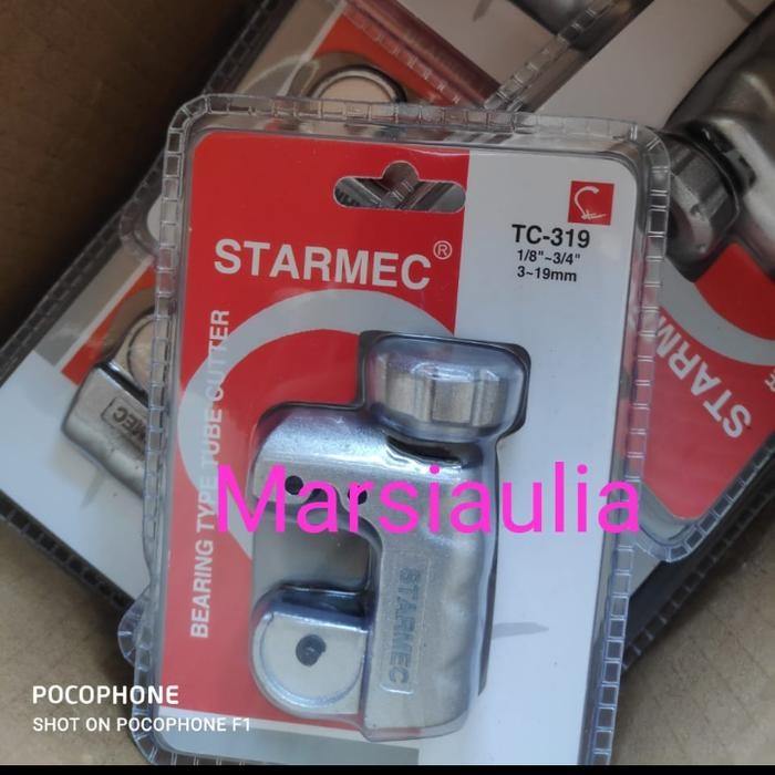 

READY Starmec Tube Cutter Pipa AC 3mm-19mm TC-319 Starmec TC319 (1/8" 3/4")