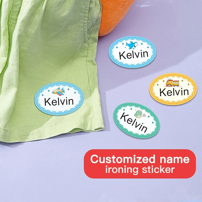 

Personalized Waterproof Name Stickers for Kids - Custom School Name Tags for School Supplies, Backpacks & Daycare Supplies