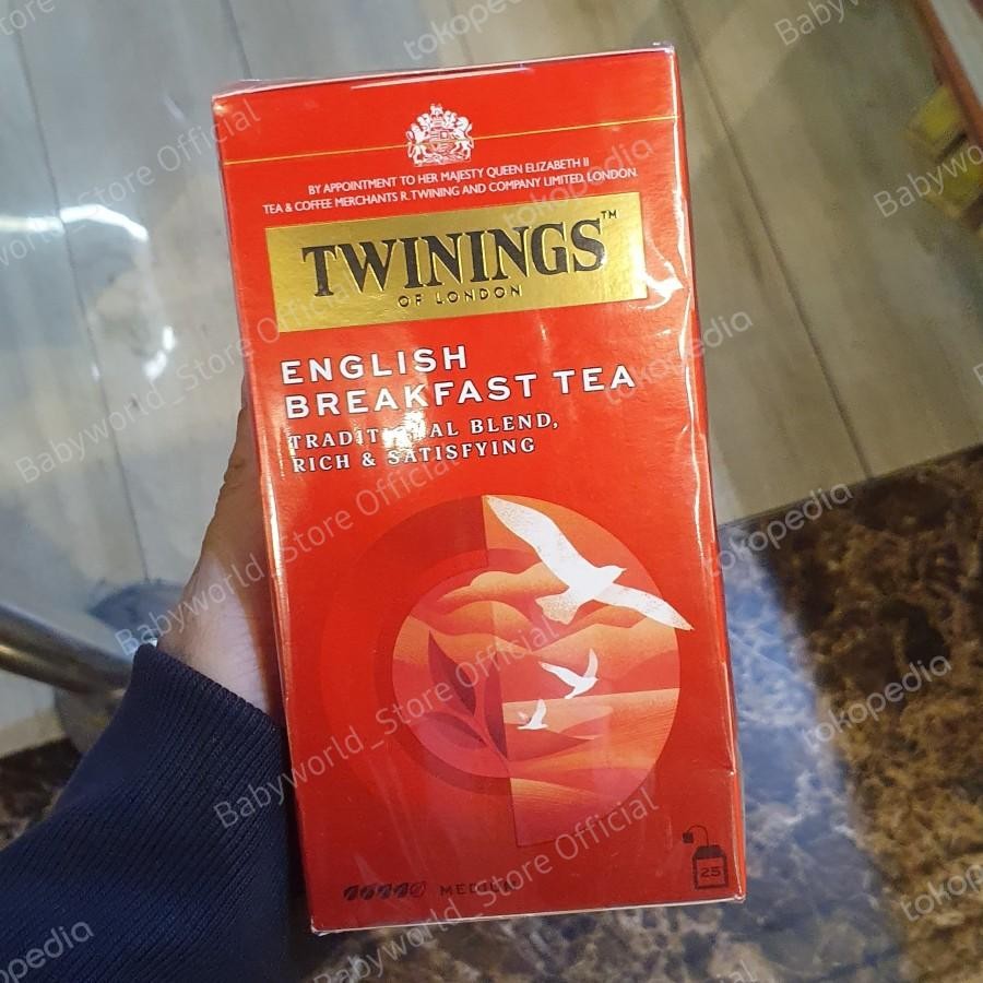 

Twinings English Breakfast Tea Teh Celup Import ( 25 Bags )