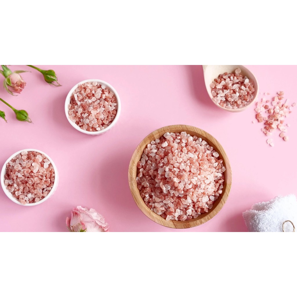 

Himalayan Rock Salt 1kg Garam Batu Himalaya Garam Pink kasar