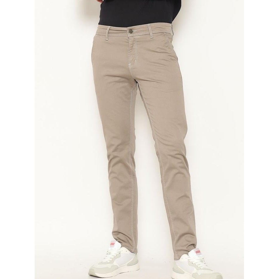 Celana Chino Pria Lois Original Celana Chino Slim Fit Stretch HSS004ST