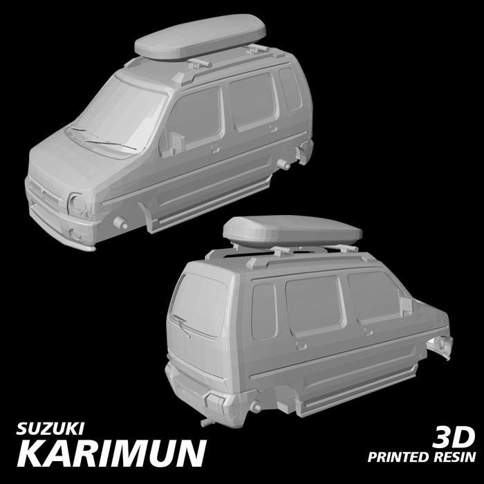 Diecast Suzuki Karimun  Hot wheels Wagon R Unpaint Resin