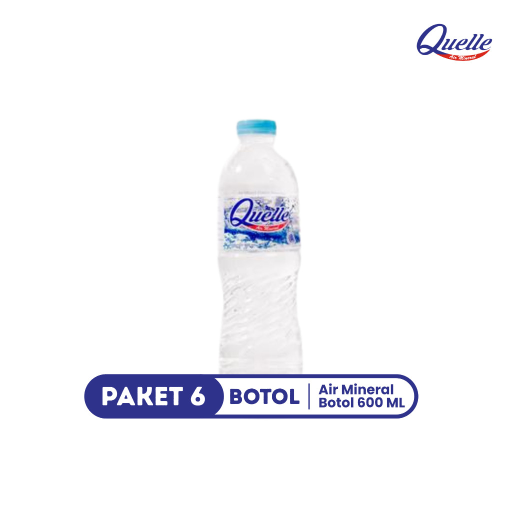

Quelle Air Mineral Botol 600 ML – Paket 6 Botol