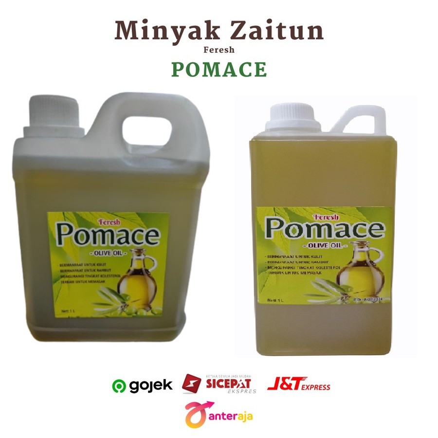 

Pomace Olive Oil Minyak Zaitun Pomace (1 liter) Jaitun | minyak zaitun untuk pijat urut massage dan bekam