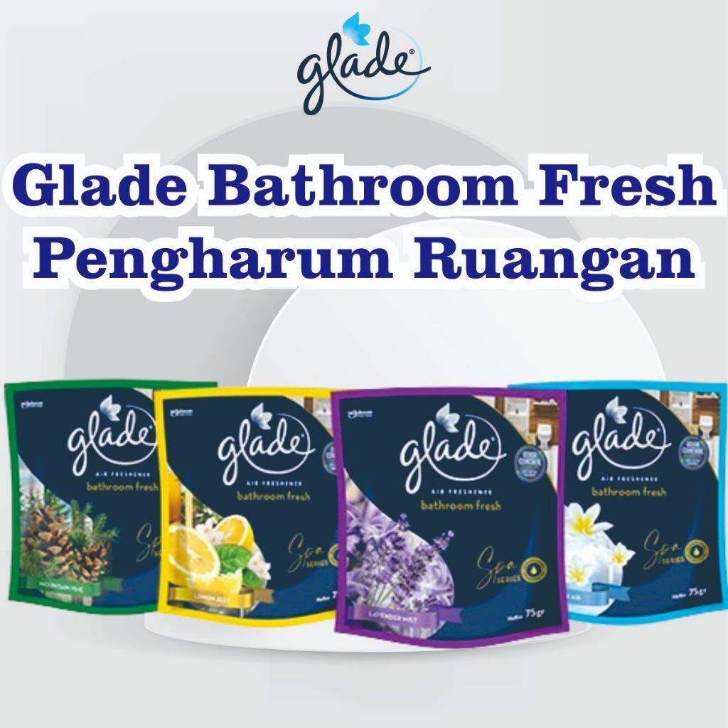 Glade Bathroom 75gr - Pengharum Kamar Mandi
