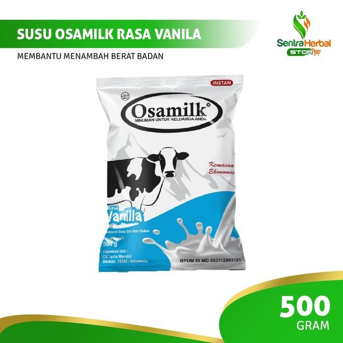 

Promo[Best Seller] OSAMILK - Susu Sapi Bubuk Osamilk Vanila dan Coklat isi 500 gr - Vanila, 500gr