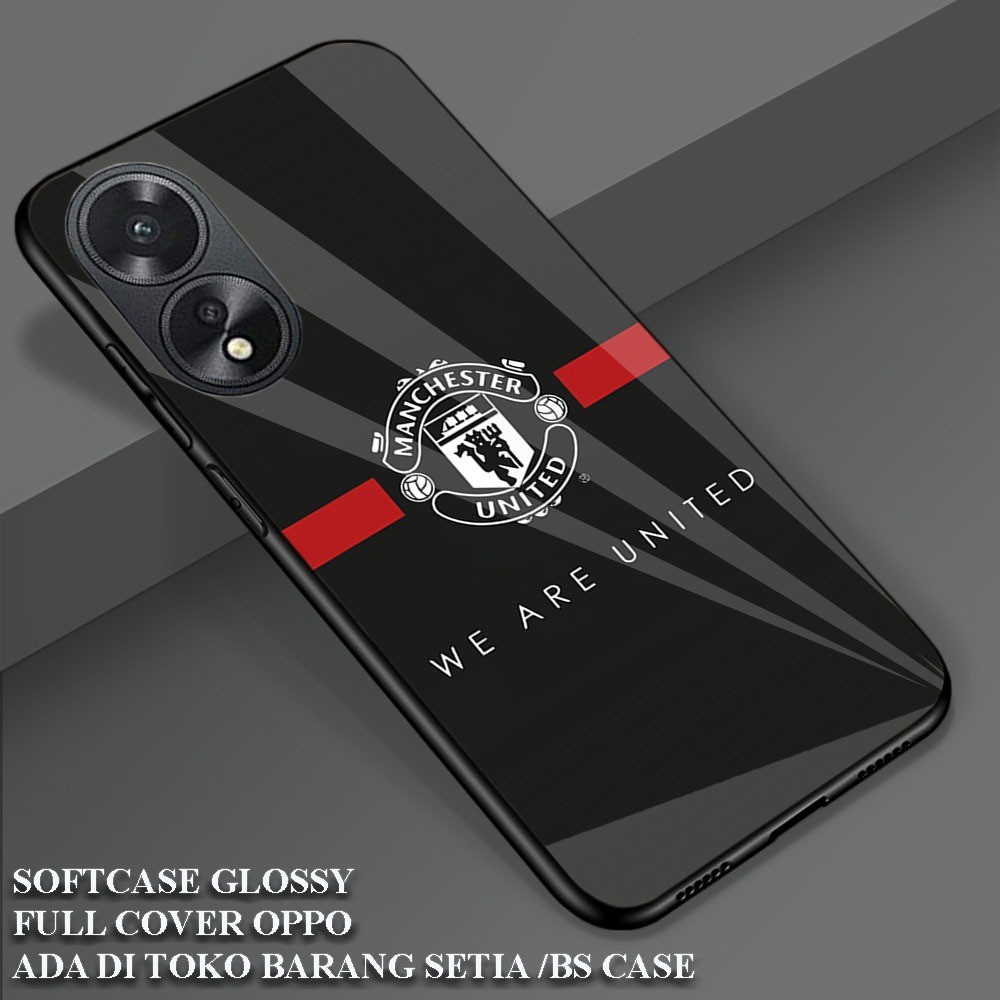 [ AF57 MANCHESTER UNITED ] Case Glossy HD  OPPO (A16)(A17K)(A17)(A18)(A38 4G)(A58 4G)(A98 5G)(A1 5G)