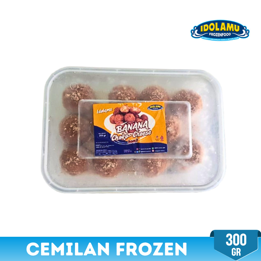 

IDOLAMU PISANG COKELAT BOMB CEMILAN FROZEN KEMASAN 300 GR