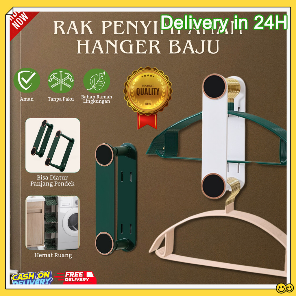 gantungan baju/tempat gantungan baju/tempat aksesoris gantung/tempat gantungan baju aesthetic Tempat
