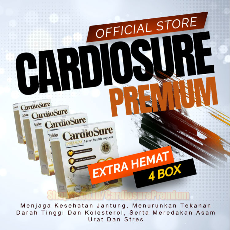 

CardioSure Premium Official Store ® Paket Extra Hemat 4 Box Susu Hipertensi Kolestrol Dan Jantung