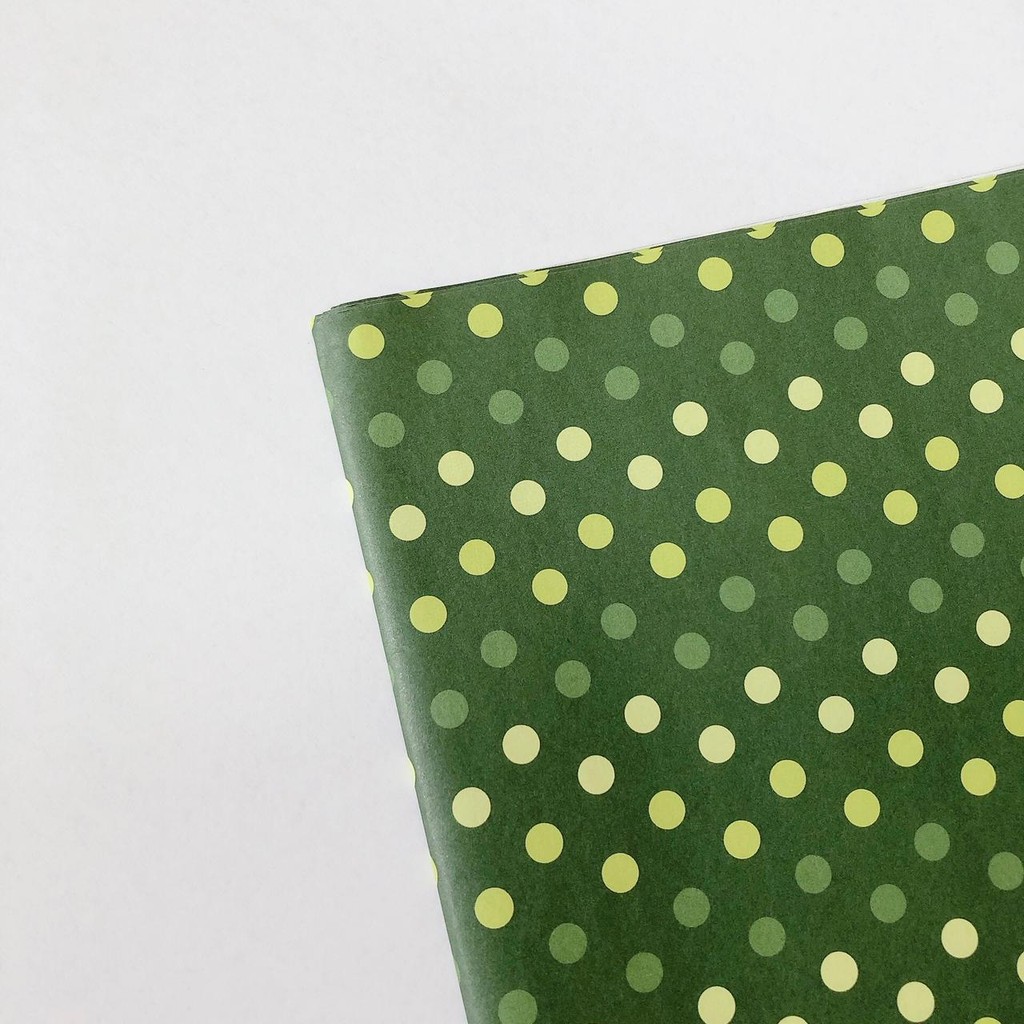 

Kertas Kado Polkadot Hijau