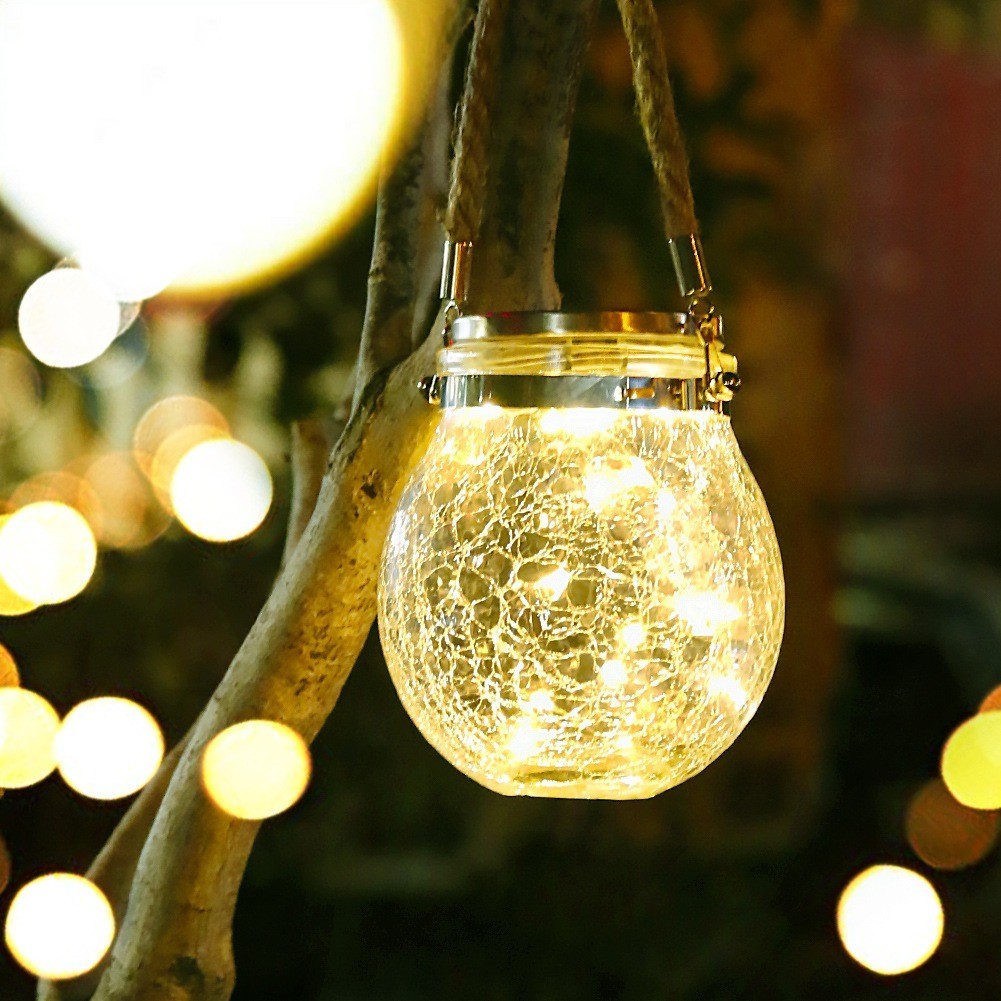 Lampu Hias Natal / Lampu Hias Botol Kaca LED Lampu Hias LED Lampu Tumblr Outdoor solar charging