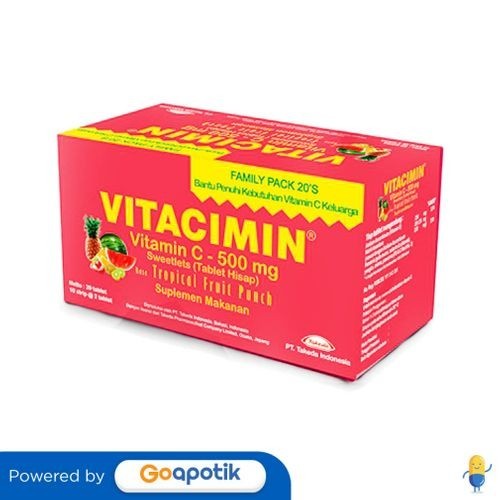 

Vitacimin Fruit Punch Box 20 Tablet