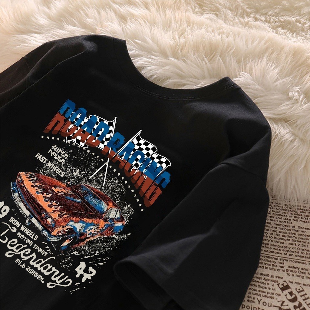 [D`gudstore] kaos tshirt vintage road racing car atasan tshirt distro pria & wanita baju keren lenga