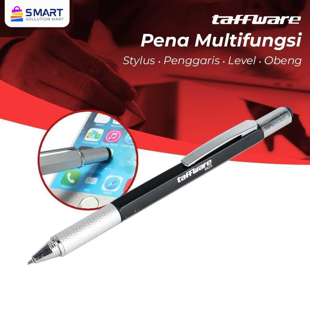 

Taffware Pena Multifungsi Plastik Stylus Penggaris Waterpass Obeng - 9625