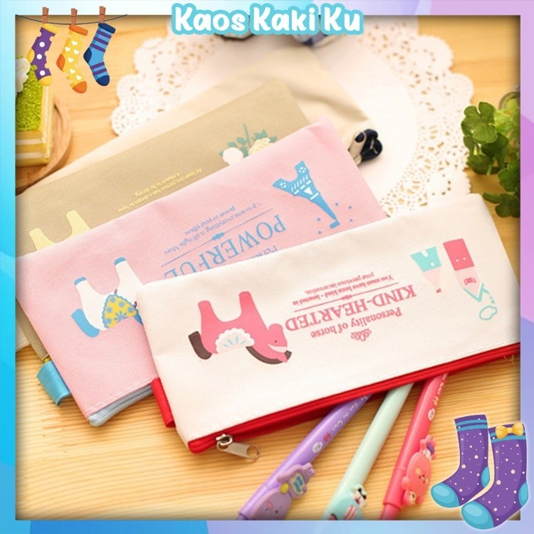 

Tas Pensil Pulpen Tempat Alat Tulis Motif Kuda Poni Lucu Import 3 902