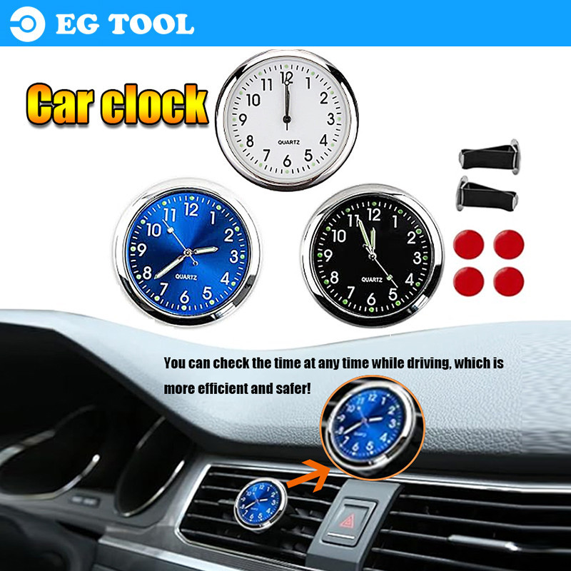 Jam Tangan Mobil quartz watch Tahan Air Jam Tangan Elektronik Sepeda Motor auto car watch dashboard 