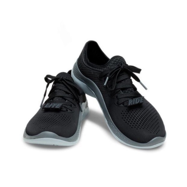 PROMO Crocs Men's LiteRide 360 Pacer - Black/Slate Grey TERMURAH