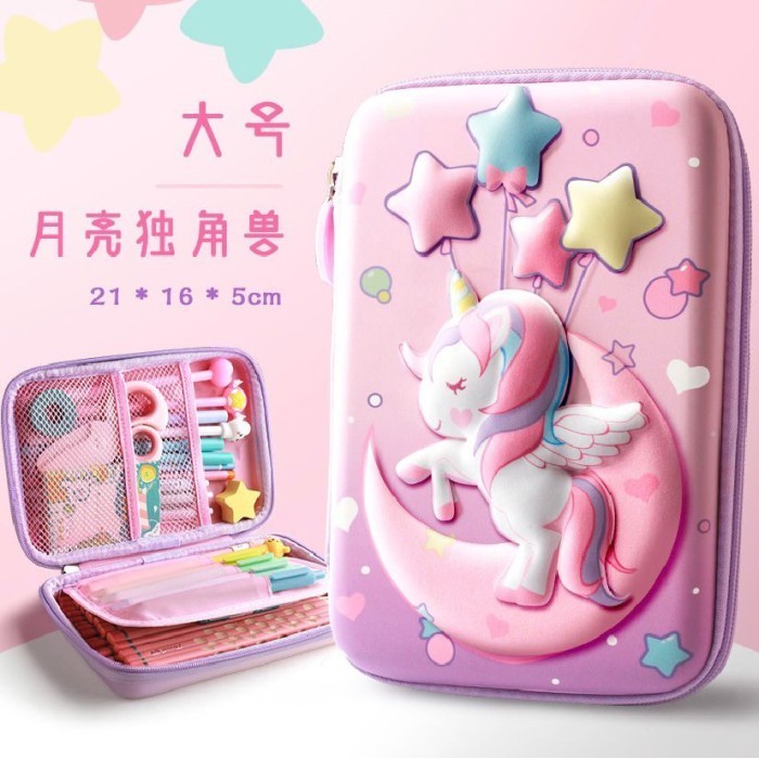 

promo ✨ -Kotak pensil Unciorn Anak Paud TK Sekolah - Unicorn Size L