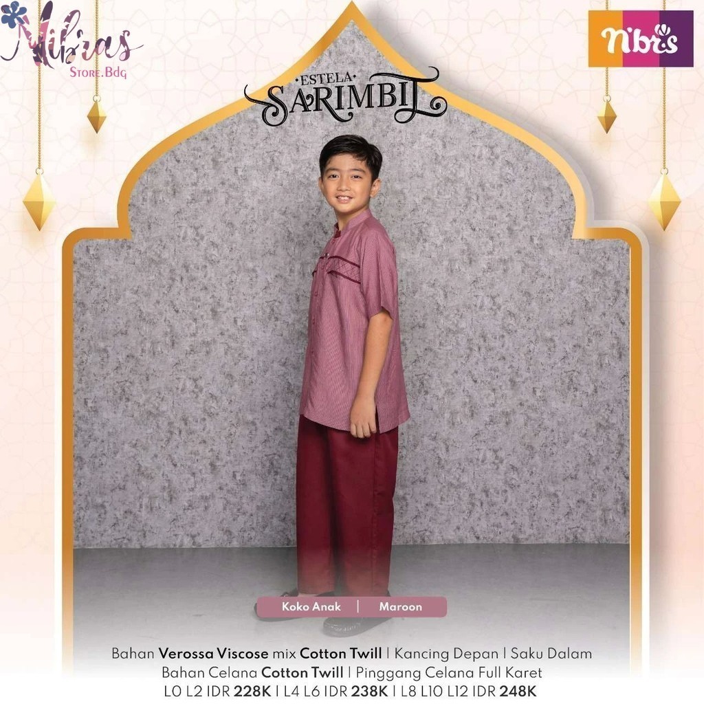 Nibrasstorebdg Nibras Estela Koko Anak/Koko Kids Estela by Nibras Original