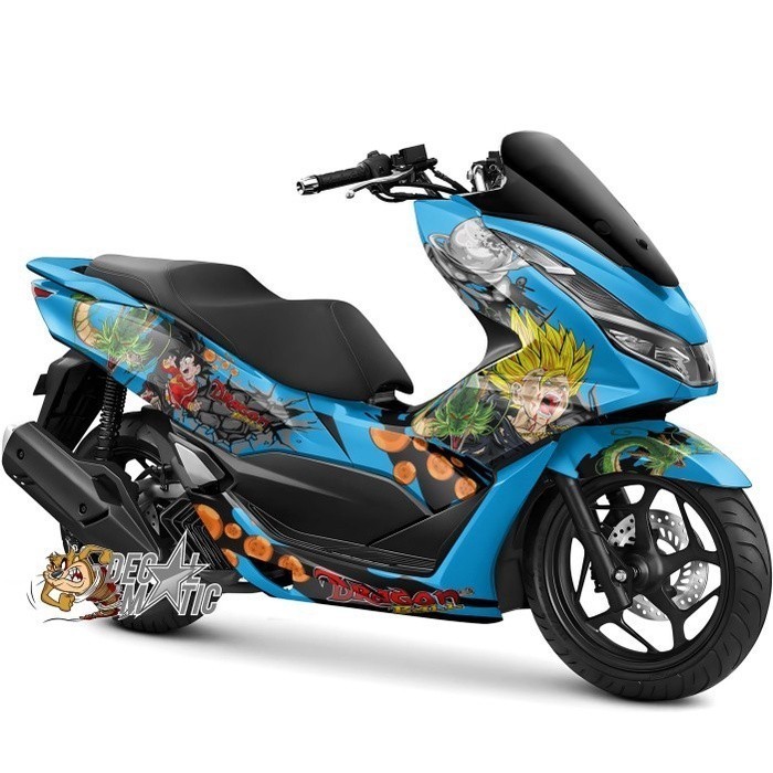 {decal Anime} Decal PCX Full Body Stiker Full Body Motor Honda PCX 150 PCX 160 - Dragon Ball Z