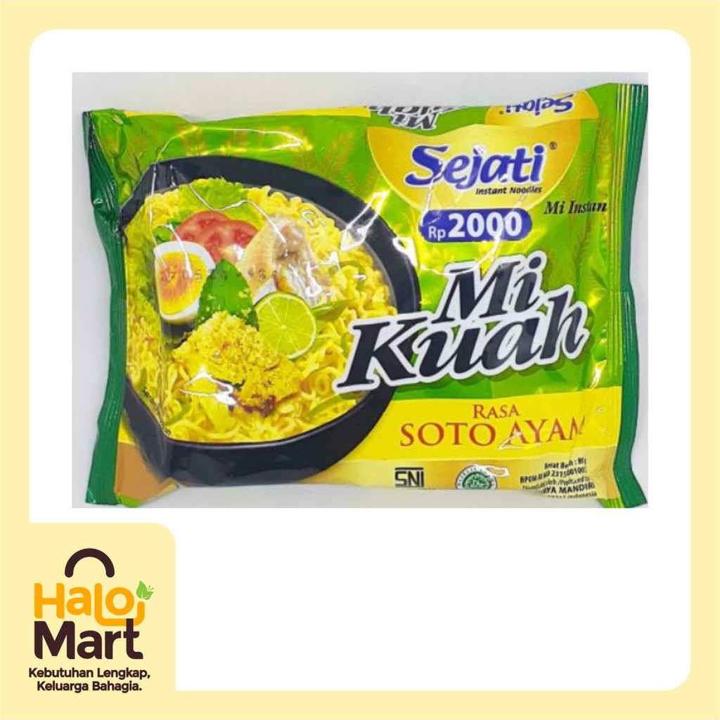 

MIE INSTAN SEJATI KUAH SOTO PREMIUM