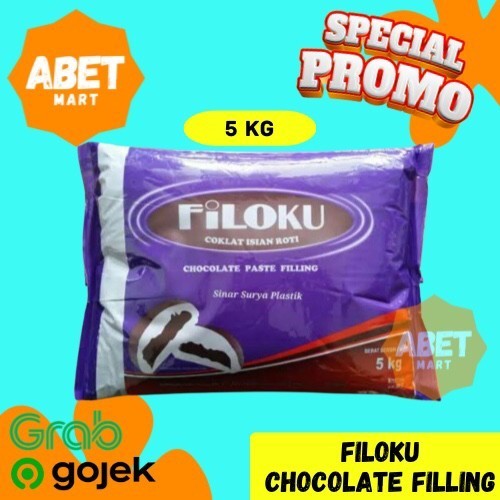 

Filoku Choco Filling Kemasan 5Kg - 5 Kg Coklat Cokelat Isian Roti Kue Selai Pak Dus Pcs Bantal Filing