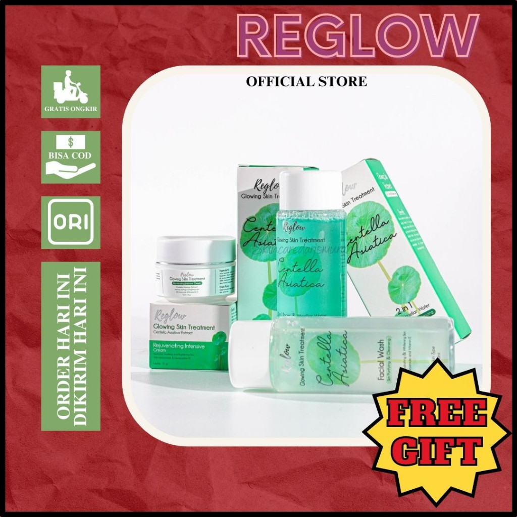 [original] LIVE Skin care Reglow dr Shindy Putri Paket Reglow Skincare Original sda